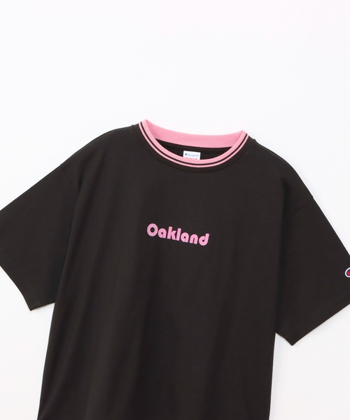 Champion（チャンピオン）の「【Champion/チャンピオン】レディース ショートスリーブTシャツ（ワンピース・レディース・ブラック系その他/ブルー系その他2/ブルー系その他3/イエロー系その他3/ネイビー/ホワイト・MEDIUM/LARGE）」の18枚目の写真