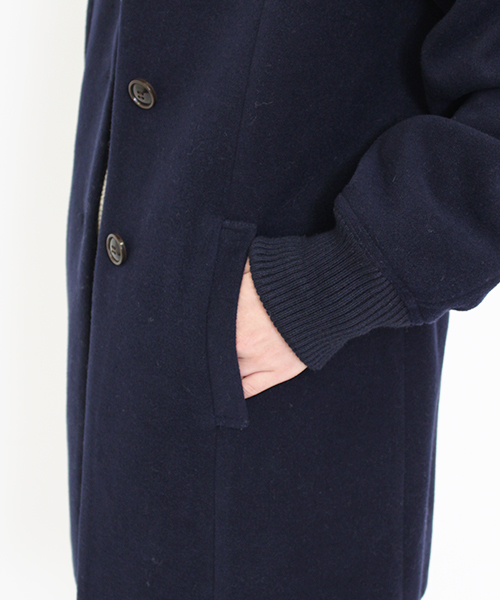 Kastane（カスタネ）の「リブ付チェスターコート（チェスターコート・レディース・ネイビー/キャメル/アイボリー・FREE）」の14枚目の写真