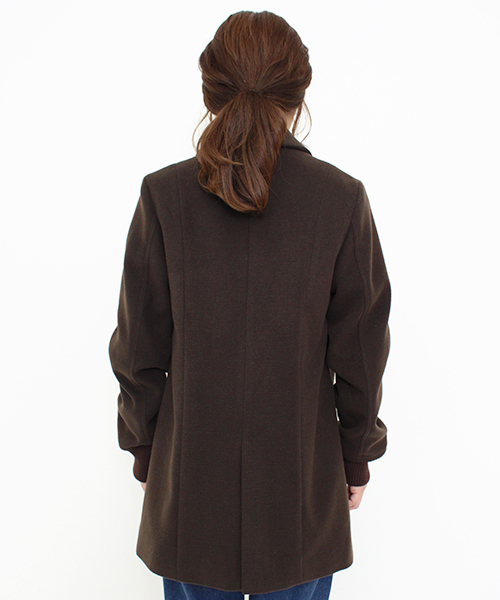 Kastane（カスタネ）の「リブ付チェスターコート（チェスターコート・レディース・ネイビー/キャメル/アイボリー・FREE）」の18枚目の写真