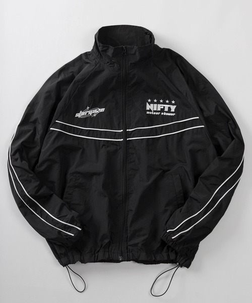 【美品/Lサイズ】クロノス サイドロゴ トラックジャケット 黒 adidas Originals - 新品☆黒☆M☆オーバーサイズファイヤー