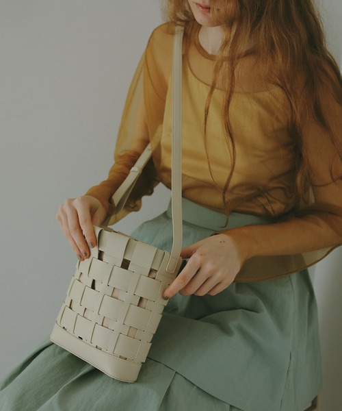 ショルダーバッグ・ポシェット ACOC Nest Mesh Shoulder Bag 5BJH1644 セール】Mesh shoulder bag/メッシュ ショルダー バッグ