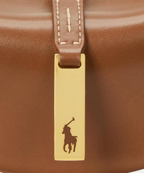 新品 Polo ID カーフスキン ミニ ショルダー バッグ RALPH LAUREN｜Polo ID カーフスキン ミニ ショルダー バッグ