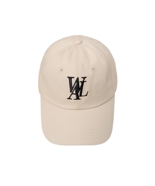 Signature Lettering Pigment Ball Cap 9色 ボールキャップ WOOALONG キャップ 帽子 A'GEM/9 × .kom「WOOALONG/ウアロン
