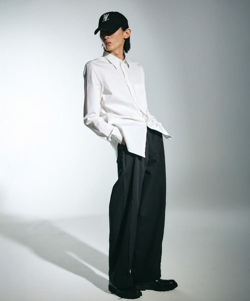 WOOALONG（ウアロン）の「【WOOALONG/ウアロン】Signature Logo ball cap/シグネチャー ロゴ ベースボール キャップ（キャップ・メンズ・ホワイト/チャコール/モカ/ベージュ/ネイビー/ブラック/ブラック系その他2/ブラック系その他・FREE）」の10枚目の写真