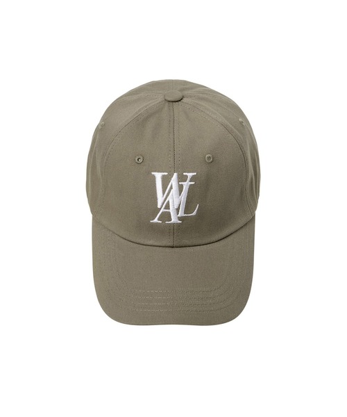 キャップ WOOALONG Signature Logo ball cap GREEN cap_logo_002gr WOOALONG.ウアロン-Signature Logo ball cap（キャップ