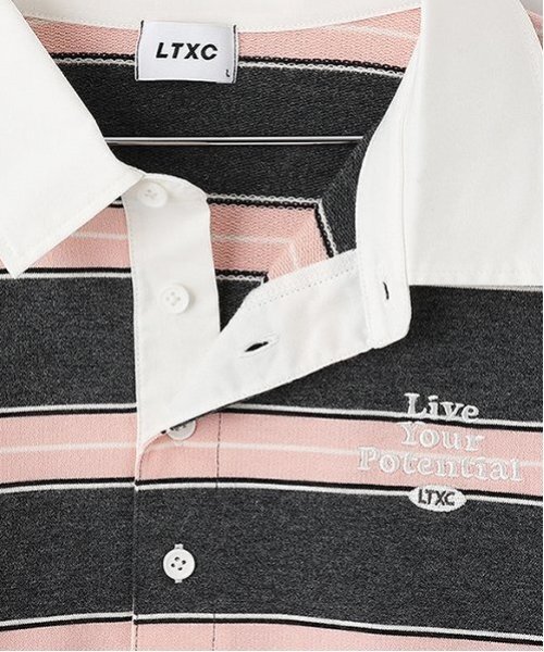 LOVETOXIC（ラブトキシック）の「【LTXC】クロップドラガーシャツ（Tシャツ/カットソー・キッズ・オフホワイト/チャコール・L:160cm/S:140cm/M:150cm）」の5枚目の写真