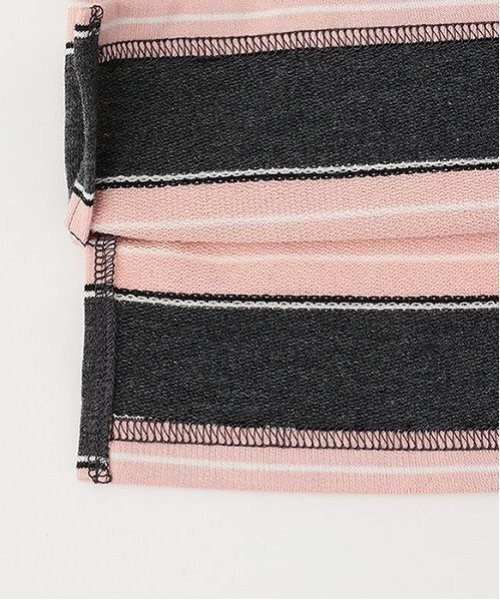 LOVETOXIC（ラブトキシック）の「【LTXC】クロップドラガーシャツ（Tシャツ/カットソー・キッズ・オフホワイト/チャコール・L:160cm/S:140cm/M:150cm）」の14枚目の写真