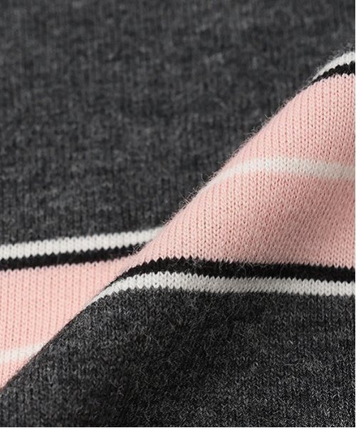 LOVETOXIC（ラブトキシック）の「【LTXC】クロップドラガーシャツ（Tシャツ/カットソー・キッズ・オフホワイト/チャコール・L:160cm/S:140cm/M:150cm）」の10枚目の写真