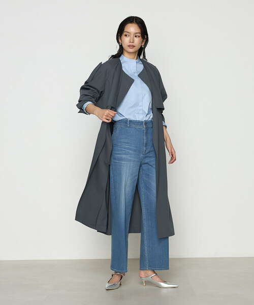 K.T KIYOKO TAKASE（キヨコタカセ）の「サイロフィルギャバ 3WAYトレンチコート（トレンチコート・レディース・ネイビー/グレイッシュベージュ/チャコール/グレー・9号/7号）」の12枚目の写真