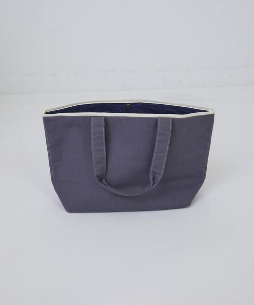 conges payes ADIEU TRISTESSE（コンジェ ペイエ アデュートリステス）の「異素材配色トート（トートバッグ・レディース・ブルーグレー/ベージュ・FREE）」の7枚目の写真