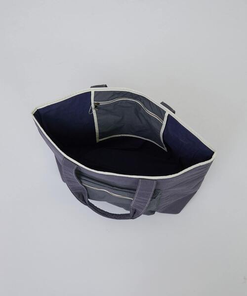 conges payes ADIEU TRISTESSE（コンジェ ペイエ アデュートリステス）の「異素材配色トート（トートバッグ・レディース・ブルーグレー/ベージュ・FREE）」の4枚目の写真