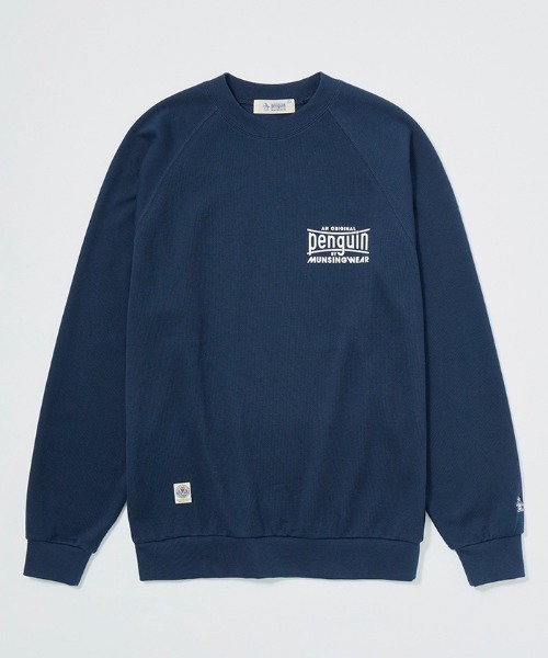 Penguin by Munsingwear（ペンギン バイ マンシングウェア）の「Crew neck sweat shirt（スウェット・メンズ・グレー/ホワイト/ネイビー/エメラルド/ブラック・XL/L/M）」の5枚目の写真