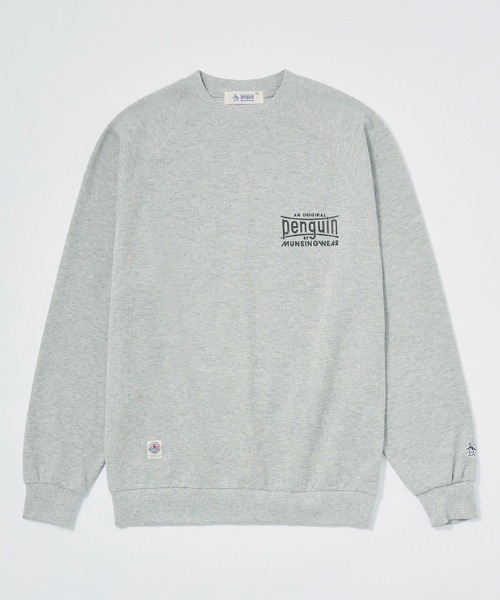 Penguin by Munsingwear（ペンギン バイ マンシングウェア）の「Crew neck sweat shirt（スウェット・メンズ・グレー/ホワイト/ネイビー/エメラルド/ブラック・XL/L/M）」の3枚目の写真