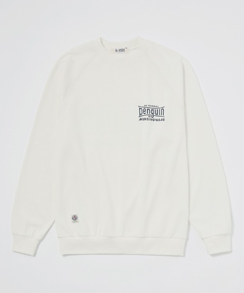 Penguin by Munsingwear（ペンギン バイ マンシングウェア）の「Crew neck sweat shirt（スウェット・メンズ・グレー/ホワイト/ネイビー/エメラルド/ブラック・XL/L/M）」の2枚目の写真