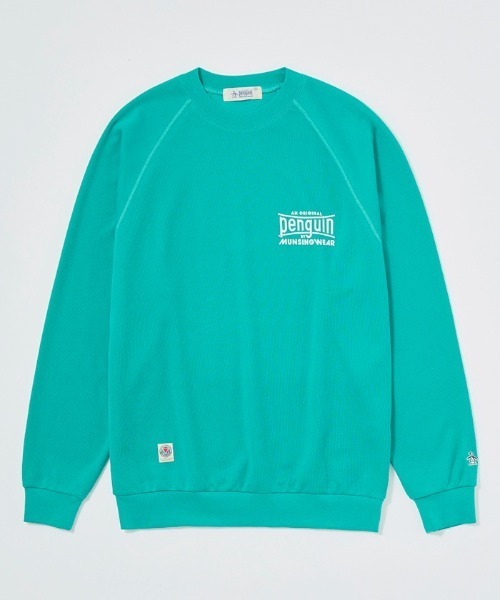 Penguin by Munsingwear（ペンギン バイ マンシングウェア）の「Crew neck sweat shirt（スウェット・メンズ・グレー/ホワイト/ネイビー/エメラルド/ブラック・XL/L/M）」の4枚目の写真