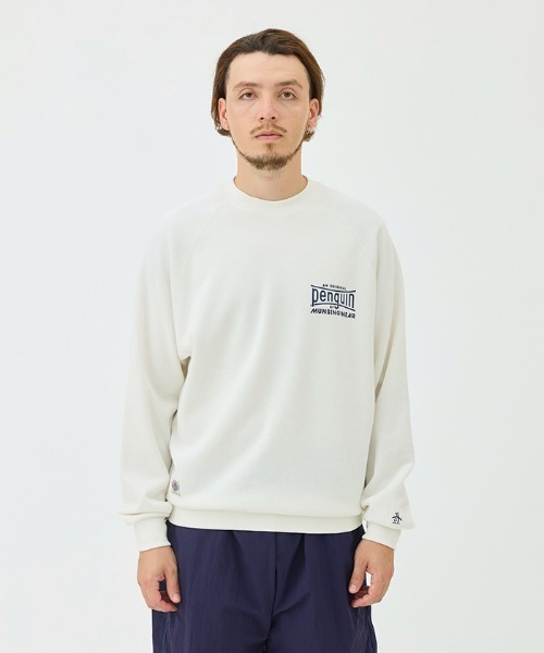 Penguin by Munsingwear（ペンギン バイ マンシングウェア）の「Crew neck sweat shirt（スウェット・メンズ・グレー/ホワイト/ネイビー/エメラルド/ブラック・XL/L/M）」の6枚目の写真