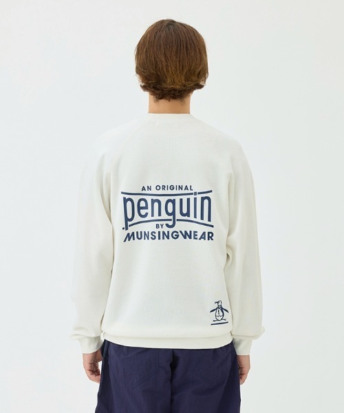 Penguin by Munsingwear（ペンギン バイ マンシングウェア）の「Crew neck sweat shirt（スウェット・メンズ・グレー/ホワイト/ネイビー/エメラルド/ブラック・XL/L/M）」の7枚目の写真