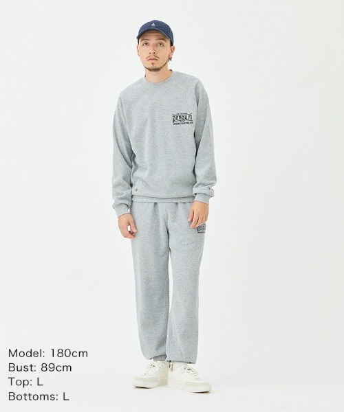 Penguin by Munsingwear（ペンギン バイ マンシングウェア）の「Crew neck sweat shirt（スウェット・メンズ・グレー/ホワイト/ネイビー/エメラルド/ブラック・XL/L/M）」の17枚目の写真