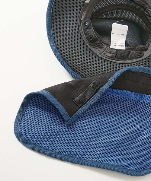 devirock（デビロック）の「気化熱でひんやり  UVカット 保冷剤も入れられる日よけ付き ハット（ハット・キッズ・グレー/ピンク/チャコール・54/56/58）」の8枚目の写真