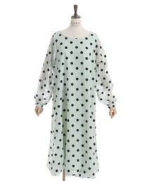 axes femme｜アクシーズファムのワンピース（ドット柄）通販