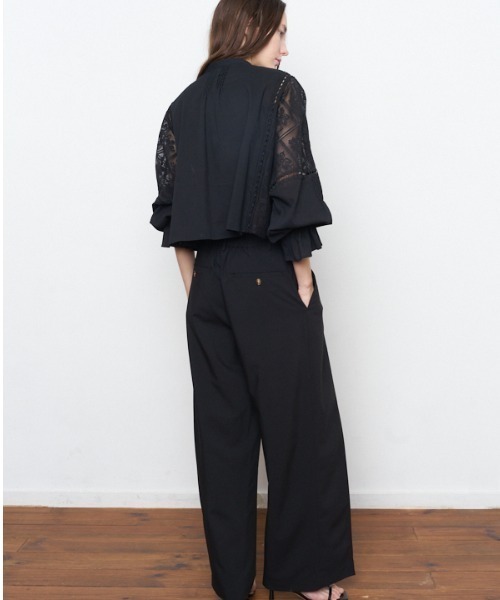 Muel Chic（ミュエルシック）の「Pam lace blouse  パムレースブラウス（シャツ/ブラウス・レディース・ホワイト/コーラルピンク/ブラック・FREE）」の8枚目の写真