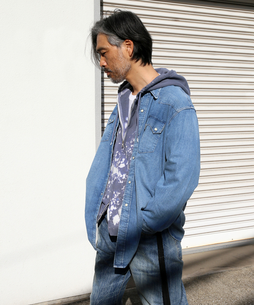 LEVI'S VINTAGE CLOTHING（リーバイスビンテージクロージング）の「LEVI'S(R) VINTAGE CLOTHING / リーバイス SHORTHORN SAWTOOTH INDIGO COSMOS（シャツ/ブラウス・メンズ・ダークブルー・X-SMALL/SMALL/MEDIUM/X-LARGE）」の15枚目の写真