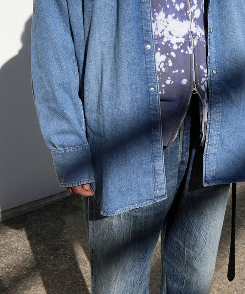 LEVI'S VINTAGE CLOTHING（リーバイスビンテージクロージング）の「LEVI'S(R) VINTAGE CLOTHING / リーバイス SHORTHORN SAWTOOTH INDIGO COSMOS（シャツ/ブラウス・メンズ・ダークブルー・X-SMALL/SMALL/MEDIUM/X-LARGE）」の10枚目の写真