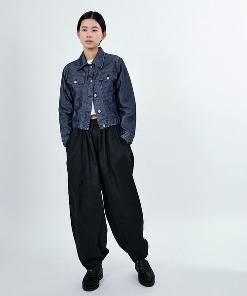 M TO R（ムウトアール）の「BALOON VOLUME PANTS（その他パンツ・レディース・ブラック/ベージュ・38/40）」の4枚目の写真