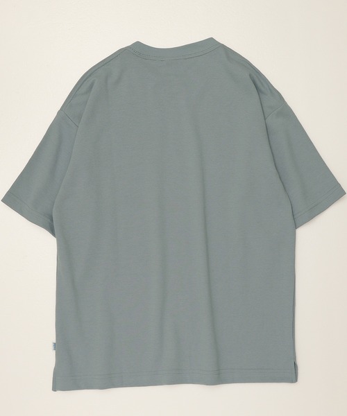 DISCUS ATHLETIC（ディスカス　アスレチック）の「【DISCUS ATHLETIC/ディスカス アスレチック】COOL MAX/クールマックス 無地/ポケット付き 半袖Tシャツ（Tシャツ/カットソー・レディース・ブラック/グレイッシュベージュ/ピンクベージュ/ホワイト/スミクロ/オートミール/ネイビー/ダークブルー・M/L/XL）」の18枚目の写真