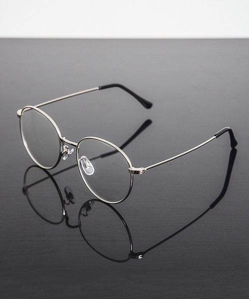 BOSTON CLEAR LENS GLASSES / メタルフレーム ボストン型 メガネ
