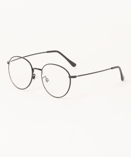 Revo.（レボ）の「BOSTON CLEAR LENS GLASSES / メタルフレーム ボストン型 メガネ 伊達メガネ クリアレンズ UVカット（メガネ・レディース・ブラウン/ブラック/シルバー・FREE）」の8枚目の写真