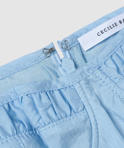 CECILIE BAHNSEN（セシリー バンセン）の「BRALETTE TOP WITH VOLUMINOUS PEPLUM（シャツ/ブラウス・レディース・ライトブルー・6/8）」の7枚目の写真