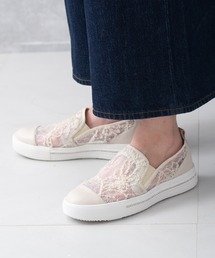 健康 スニーカー ジェリービーンズ JELLY BEANS 23cm 白 ソフトレースアップフラットシューズ(23.0cm ホワイト