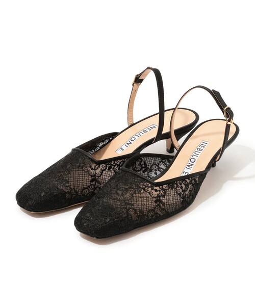 セール】NEBULONI E. LACE ミュールパンプス（パンプス）｜NEBULONI E