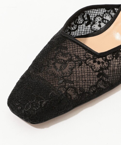 NEBULONI E（ネブローニ）の「NEBULONI E.  LACE ミュールパンプス（パンプス・レディース・ブラック系その他・35.5/36.5/37.5）」の6枚目の写真