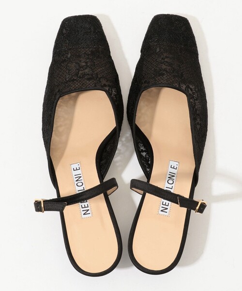 セール】NEBULONI E. LACE ミュールパンプス（パンプス）｜NEBULONI E