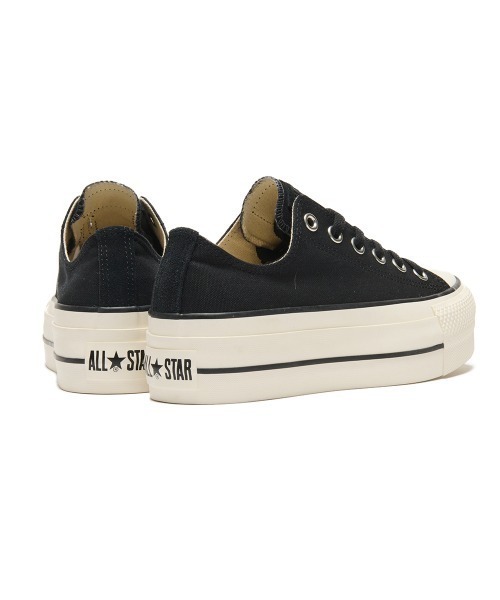 CONVERSE(コンバース)の「CONVERSE ALL STAR (R) LIFTED PS OX(コンバース オールスター (R) リフテッド PS OX)(スニーカー・レディース・グレー系/ブラック・23cm/23.5cm/24cm/24.5cm/25cm)」の3枚目の写真