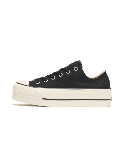 CONVERSE(コンバース)の「CONVERSE ALL STAR (R) LIFTED PS OX(コンバース オールスター (R) リフテッド PS OX)(スニーカー・レディース・グレー系/ブラック・23cm/23.5cm/24cm/24.5cm/25cm)」の4枚目の写真
