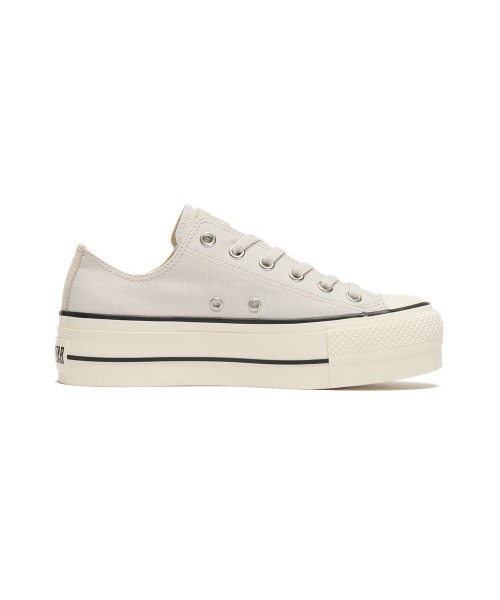 CONVERSE(コンバース)の「CONVERSE ALL STAR (R) LIFTED PS OX(コンバース オールスター (R) リフテッド PS OX)(スニーカー・レディース・グレー系/ブラック・23cm/23.5cm/24cm/24.5cm/25cm)」の12枚目の写真