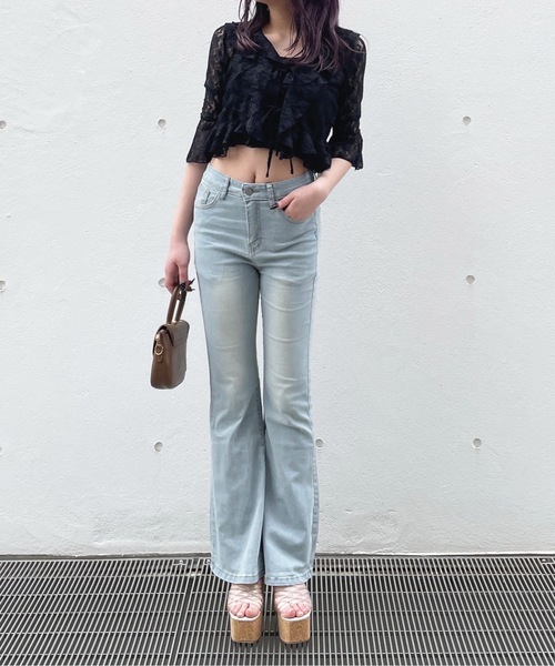 one way（ワンウェイ）の「レースフリルカーディガン（カーディガン/ボレロ・レディース・ベージュ/ホワイト/ブラック・FREE）」の20枚目の写真