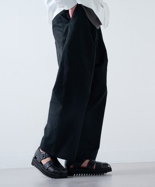 HAUS（ハウス）の「【HAUS】厚底SHARK SOLE GRUKHA SANDALS シャークソールグルカサンダル（サンダル・メンズ・ブラック・L/M/LL）」の10枚目の写真