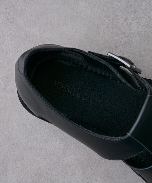 HAUS（ハウス）の「【HAUS】厚底SHARK SOLE GRUKHA SANDALS シャークソールグルカサンダル（サンダル・メンズ・ブラック・L/M/LL）」の2枚目の写真