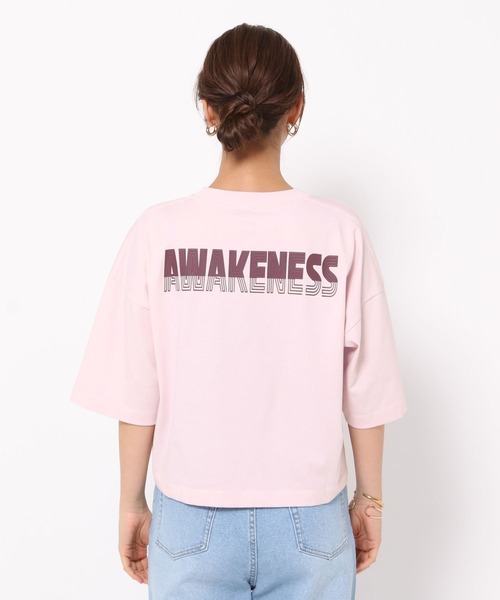 HEREIAM(ヘレイアム)の「【HEREIAM】AWAKENESS TEE(Tシャツ/カットソー・レディース・ライトピンク/ブラック/ホワイト・FREE)」の14枚目の写真