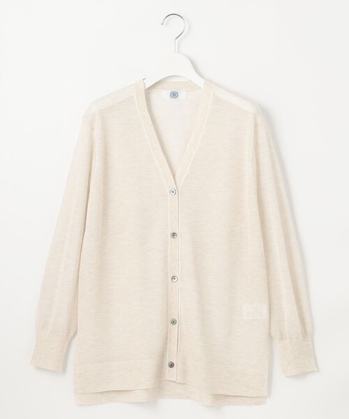 J.PRESS(ジェイプレス)の「【WEB限定カラーあり・洗える】Vis/Peスパーク ニット カーディガン(カーディガン/ボレロ・レディース・アイボリー系/ライトグレー系/ダークブラウン系/ブラウン系/イエロー系・T13)」の20枚目の写真