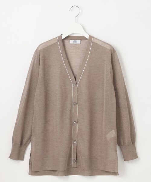 J.PRESS(ジェイプレス)の「【WEB限定カラーあり・洗える】Vis/Peスパーク ニット カーディガン(カーディガン/ボレロ・レディース・アイボリー系/ライトグレー系/ダークブラウン系/ブラウン系/イエロー系・T13)」の21枚目の写真