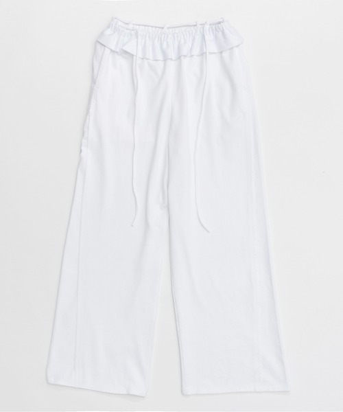 Waist Ruffle Sweatpants/ウエストフリルスウェットパンツ