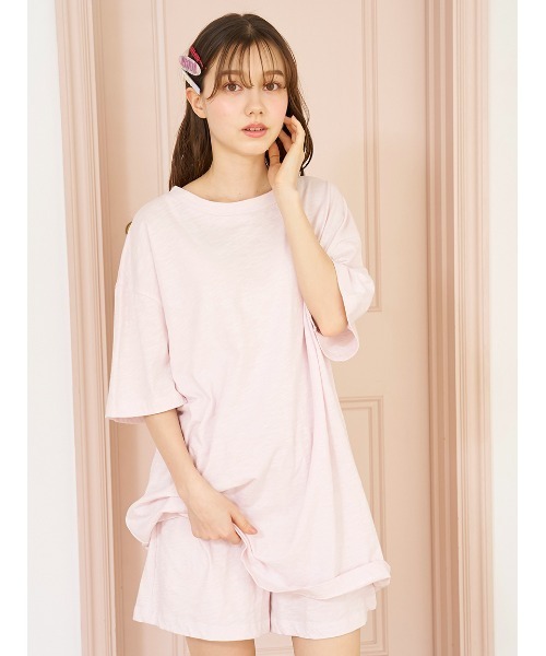 【超特価sale開催】  セール】【COOL COLLECTION】【接触冷感】ICEワンポイントビッグ ルームウェア・パジャマ