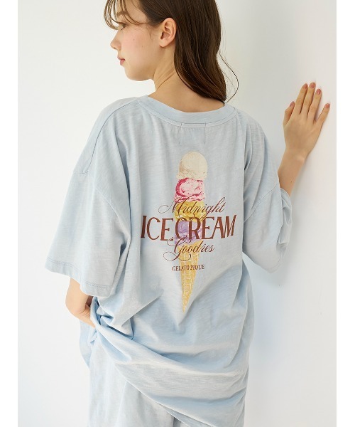 COOL COLLECTION】【接触冷感】ICEワンポイントビッグTシャツ