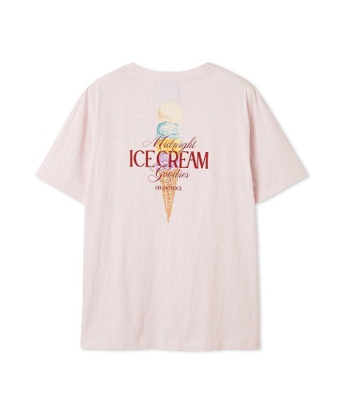 大人気!! gelato pique 接触冷感 ICE ワンポイントビッグTシャツ COOL COLLECTION】【接触冷感】ICEワンポイントビッグTシャツ