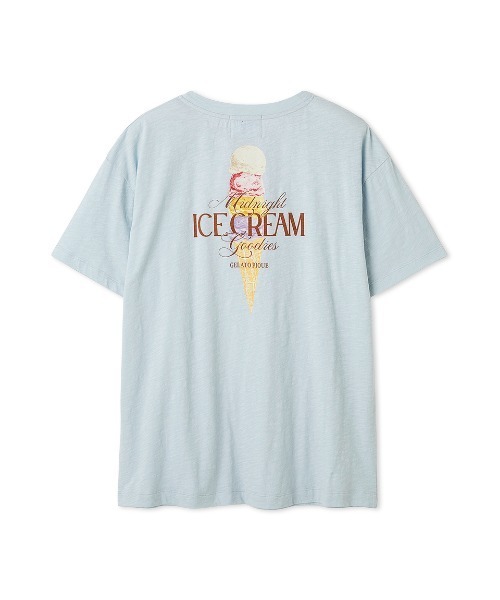 【gelato pique】接触冷感 ICEワンポイントビッグ Tシャツ gelato pique｜【COOL COLLECTION】【接触冷感】ICEワンポイント